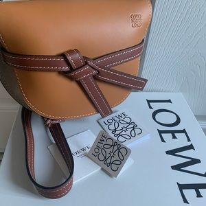 Calfskin Small Gate Crossbody Bag